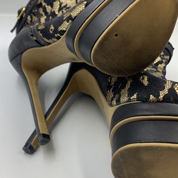 High heel platform booties. - Picture 4 of 4